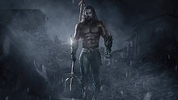Aquaman Night Walk, aquaman, superheroes, artist, artwork, digital-art HD wallpaper