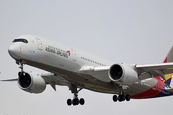 Asiana Airlines, Airbus A350, Ethan peters, Aeroxplorer HD wallpaper