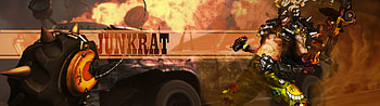 Dual screen experience, Junkrat's adventure, Gaming world, Roverwatch community HD wallpaper