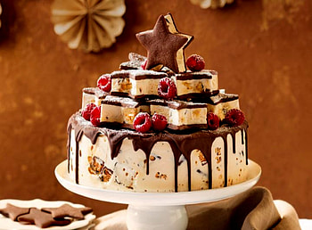 Christmas Cake, Star, Cake, Gingerbread, Christmas HD wallpaper