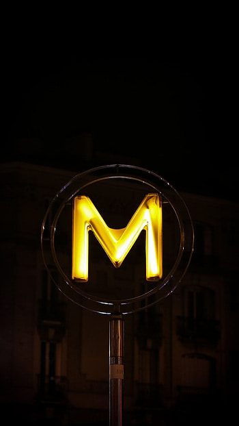 M Letter, Brown Theme, yellow, brown background HD phone wallpaper