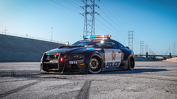 Ford Mustang Police Interceptor Cgi , ford-mustang, ford, police, cgi, cars, artist, artwork, digital-art, artstation HD wallpaper