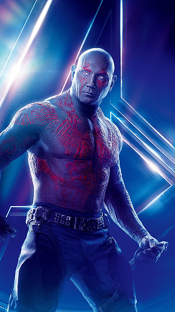 Dave bautista, drax, avengers HD phone wallpaper