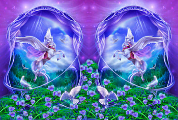 Fantasy, abstract, art, beauty HD wallpaper