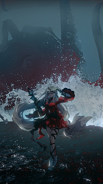 Skadi The Corrupting Heart, video game, Arknights HD phone wallpaper