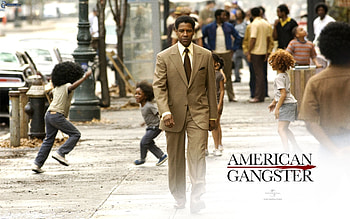 American Gangster, Denzel Washington, Crime drama, Mafia connections HD wallpaper