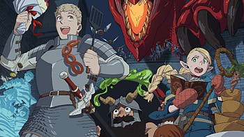 Anime Adventure with Laios, Senshi, and Marcille - Delicious in Dungeon, Anime, Delicious in Dungeon, Laios Touden, Senshi (Delicious in Dungeon), Marcille Donato HD wallpaper