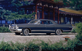 Pontiac Star Chief 4-door Vista, retro cars, 1965 cars, luxury cars, american cars, Pontiac HD wallpaper