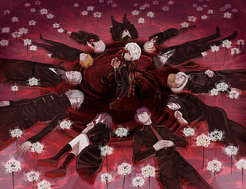 Tokyo ghoul, anime, all characters HD wallpaper