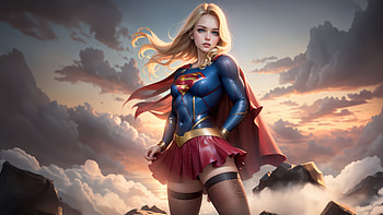 Supergirl Unstoppable Force, supergirl, superheroes, artwork, artist, digital-art, deviantart HD wallpaper