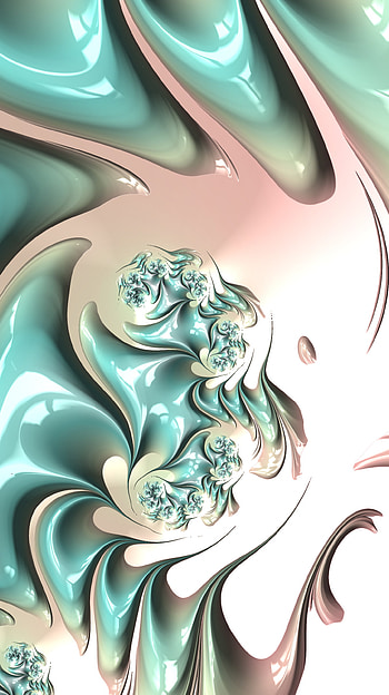 Fractal Art for your Smart or Tablet, blue, pink, CGI, psychedelic, trippy, Abstract, fractal, abstract blue HD phone wallpaper