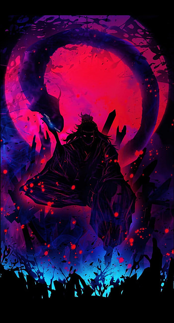 -_-, rojo, jujutsu kaisen, anime HD phone wallpaper