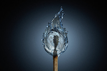 Match, water HD wallpaper