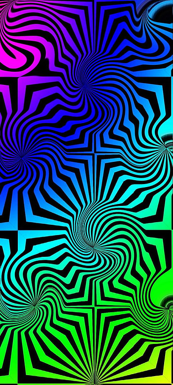 Rainbow swirl, art, trippy, pattern, abstract, colorful HD phone wallpaper