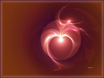 Abstract Heart, shiny, love, bright HD wallpaper