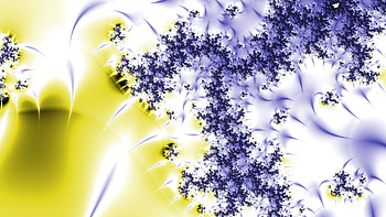 Fractal Art for your - Trippy, blue, yellow, digital, psychedelic, trippy, Abstract, fractal, abstract blue HD wallpaper