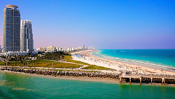 Miami Skyline, Travels, Miami South Beach HD wallpaper