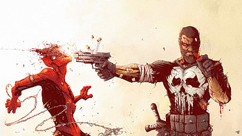 Punisher, Comics, Spider Man HD wallpaper