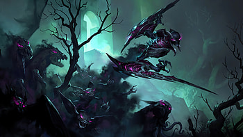 Nocturne LoL Shadow Isles Legends of Runeterra, video game, Legends of Runeterra, Nocturne (League of Legends) HD wallpaper