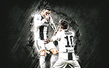 Ronaldo & Dybala, Juventus FC, Soccer, Juve, juventus, Cristiano Ronaldo, Paulo Dybala HD wallpaper