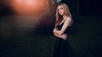 Lovely Girl, model, blond, woman, beauty HD wallpaper