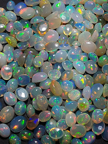 Ethiopian opal, Calibrated gemstone, Nature's beauty, Colorful HD phone wallpaper