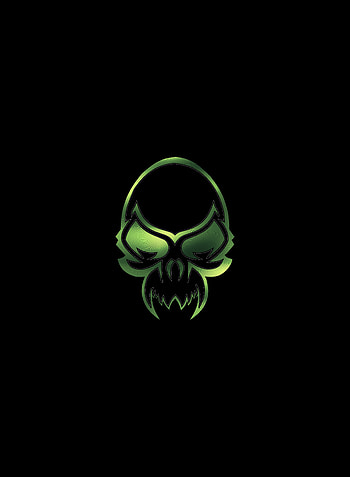 Minimalism, Head, Skull, Demon, Devil HD phone wallpaper