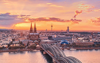 Dusseldorf Skyline, Erasmus experience, German adventure, Memories in Dusseldorf HD wallpaper
