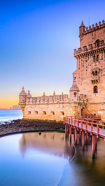 Belem Tower, Lisbon attraction, , mobile HD phone wallpaper