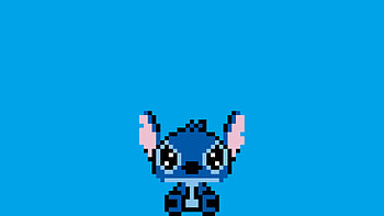 Stitch Pixel Art, cartoons, artwork HD wallpaper