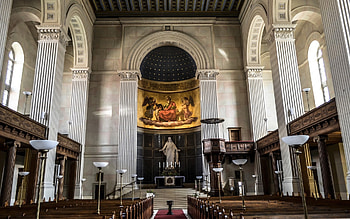 Church in Rye, UK, inside, interior, United Kingdom, church HD wallpaper