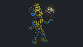 Baby Groot 2020 New, baby-groot, superheroes, artwork, artist HD wallpaper