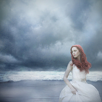 What water gave me, lady, model, abstract, fantasy HD wallpaper