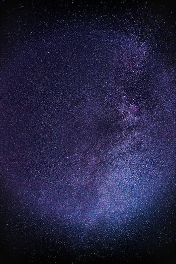 A stunning view of a starry night sky featuring the Milky Way galaxy. HD phone wallpaper