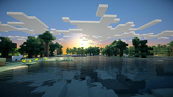Minecraft game, view, Retina display, Aesthetic masterpiece HD wallpaper