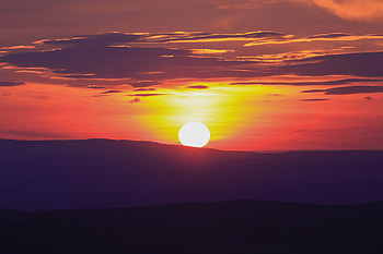Nature, Sunset, Sky, Horizon HD wallpaper