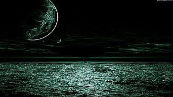 Space-Color, Sci Fi, Space, Moon, Planet HD wallpaper
