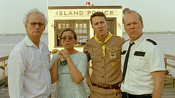 Moonrise Kingdom, Golden Age Cinema, Quirky romance, Film screening HD wallpaper