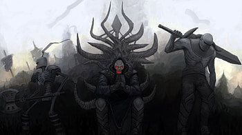 Demon, fantasy, evil, creature, dark HD wallpaper