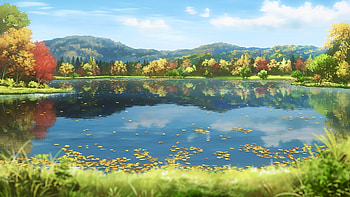 Vibrant Autumn Reflections – Violet Evergarden Delight, Anime, Violet Evergarden HD wallpaper