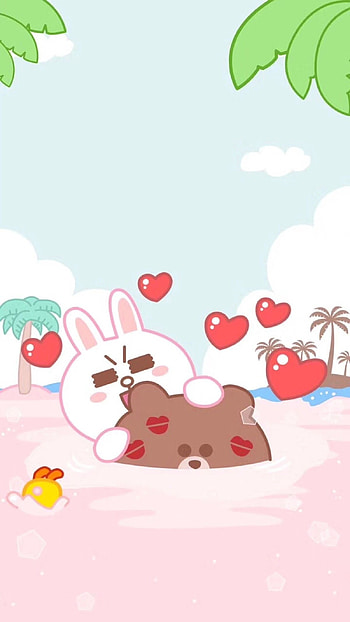 Kawaii best friend , Friendship and cuteness, Heartwarming and lovely HD phone wallpaper