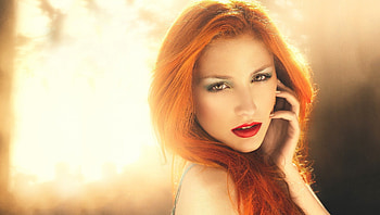 redhead beauty, sunshine, , , girl, people, beauty, woman, SkyPhoenixX1, redhead, female HD wallpaper