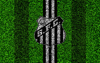 Santos FC, sfc, soccer, logo, football HD wallpaper