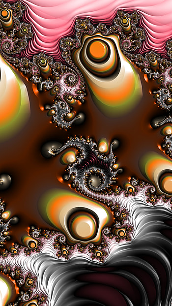 Vertical Fractal Background for Smart, pattern, psychedelic, trippy, Abstract, fractal HD phone wallpaper