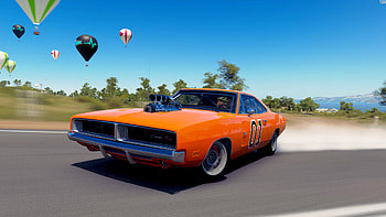 Forza Horizon 4, General Lee Car HD wallpaper