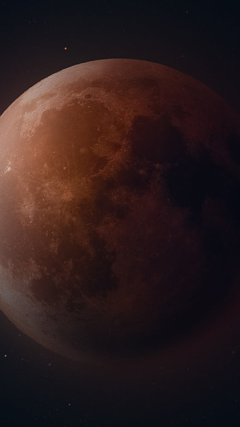 Intriguing lunar eclipse, Astronomical artistry, Celestial wonders, Astrography marvel HD phone wallpaper