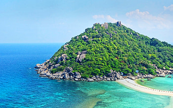 Island Koh Tao , Gulf of Thailand, Tropical paradise, Chumphon archipelago HD wallpaper