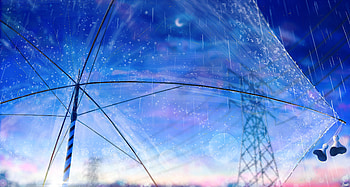 Umbrella Anime Art, umbrella, artist, artwork, anime, digital-art, deviantart HD wallpaper