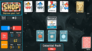 Balatro Gaming - Space Themed Card Interface, Balatro HD wallpaper