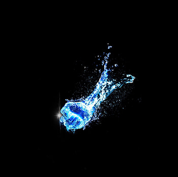 Water, Dark, Hand, Spray, Splash, Fist HD wallpaper
